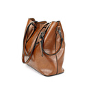 Czarna torebka shopper 