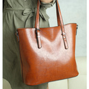 Czarna torebka shopper 