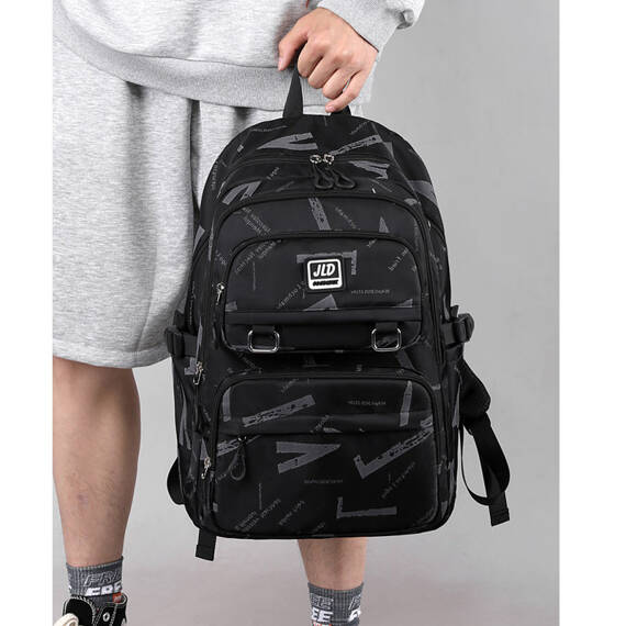 Duży plecak szkolny czarny