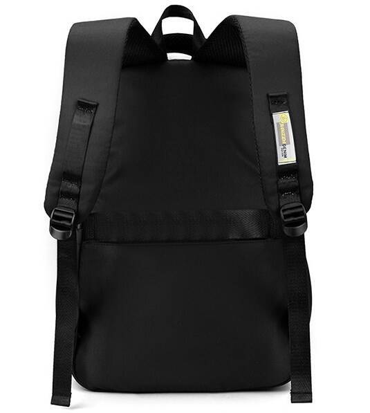 Plecak szkolny Pariso - czarny z szarymi elementami